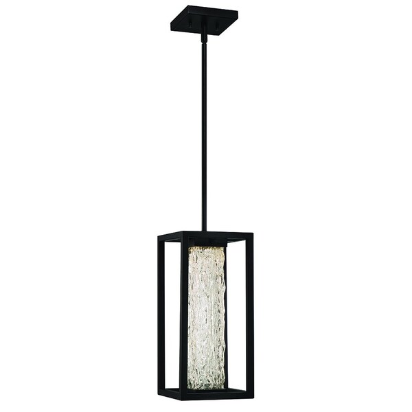 Eurofase Annette Industrial 12" Rectangular LED Outdoor Wall Sconce, Satin Black 42702-016 - main